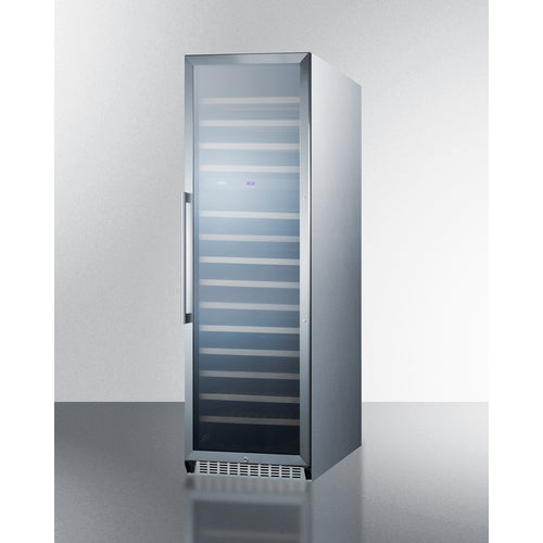 Summit 24" Wide, 160 Bottle Dual Zone Wine Cooler 160 bottles (Stainless Steel or Black Exterior Cabinet)