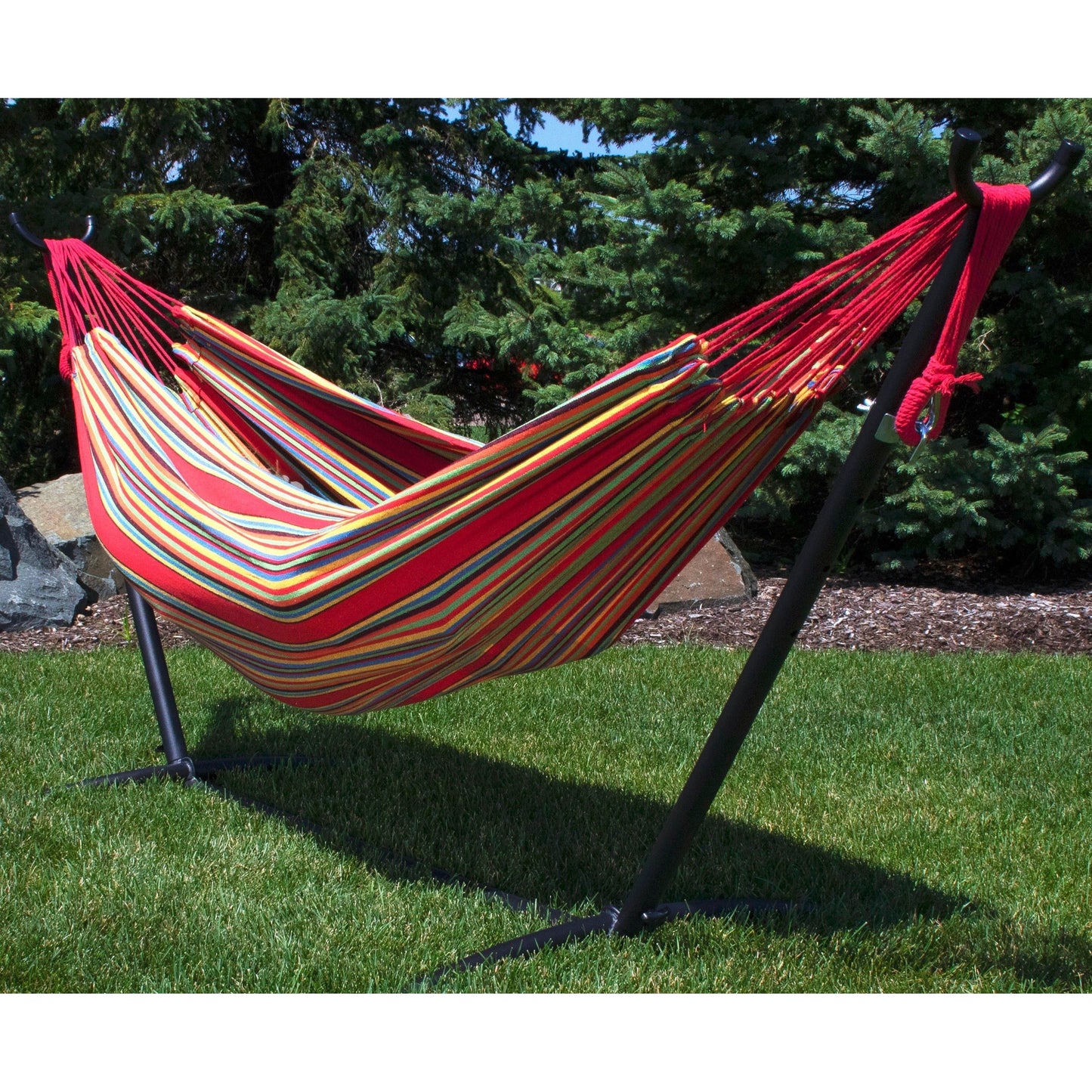 Brazilian Double Hammock | For Backyard & Patio | 450 Pound Capacity