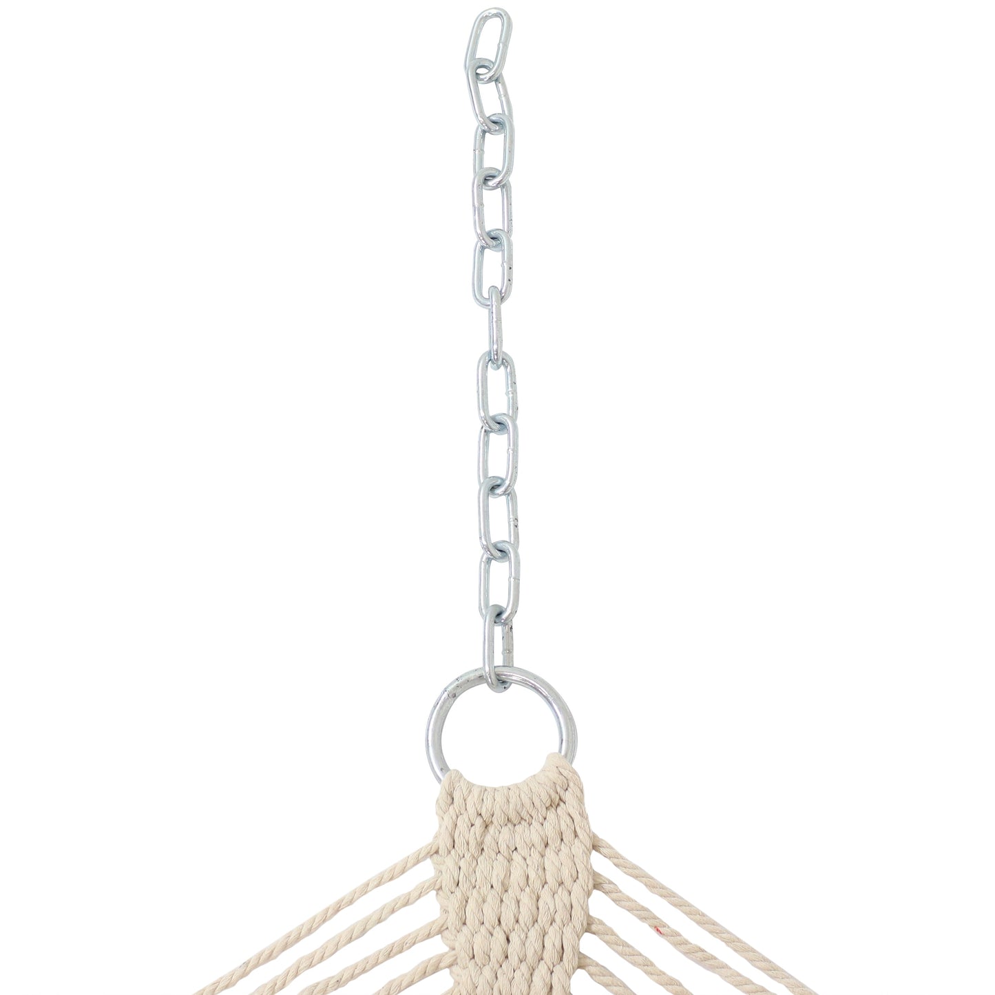 Cotton Rope Double Hammock | Spreader Bars | 450lb Capacity