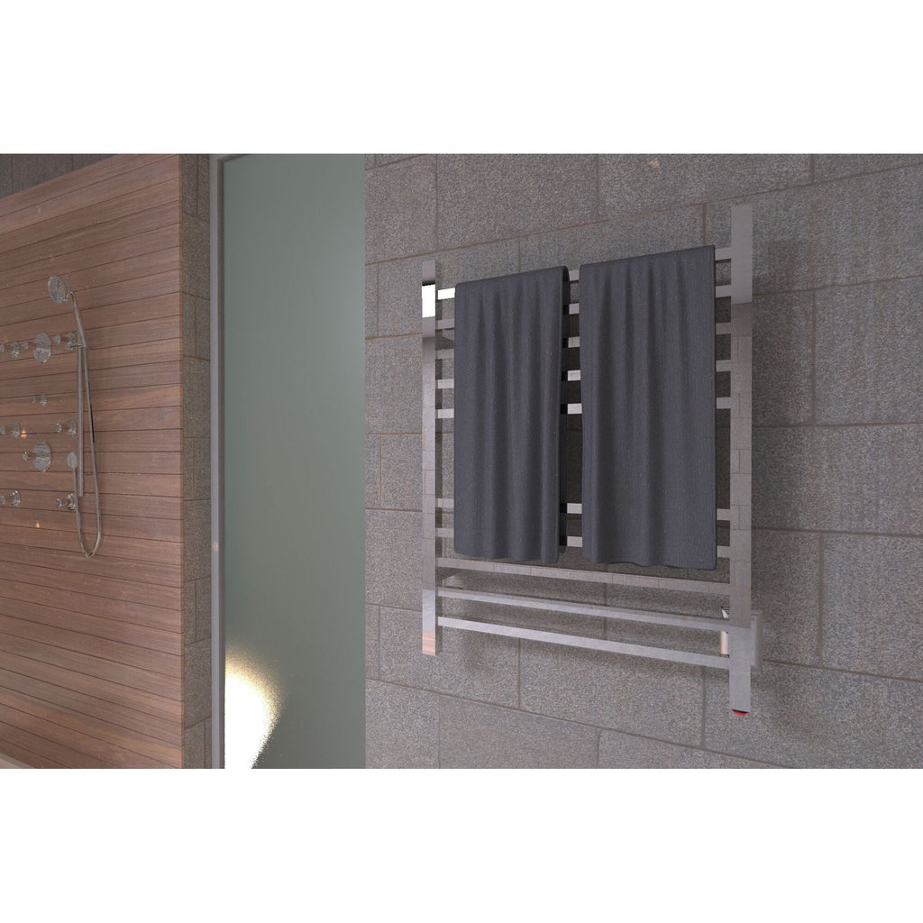 Amba Radiant 10-Bars Square Hardwired Electric Towel Warmer - 24
