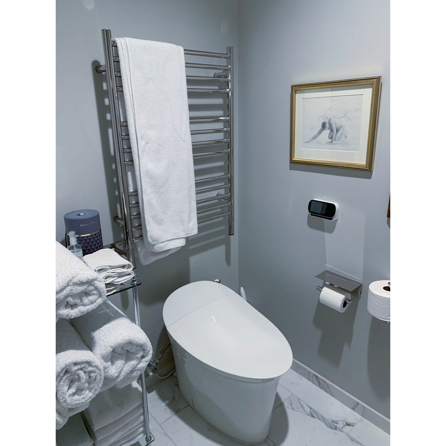 Amba Jeeves C Straight Hardwired Towel Warmer - 20.5"w x 36"h