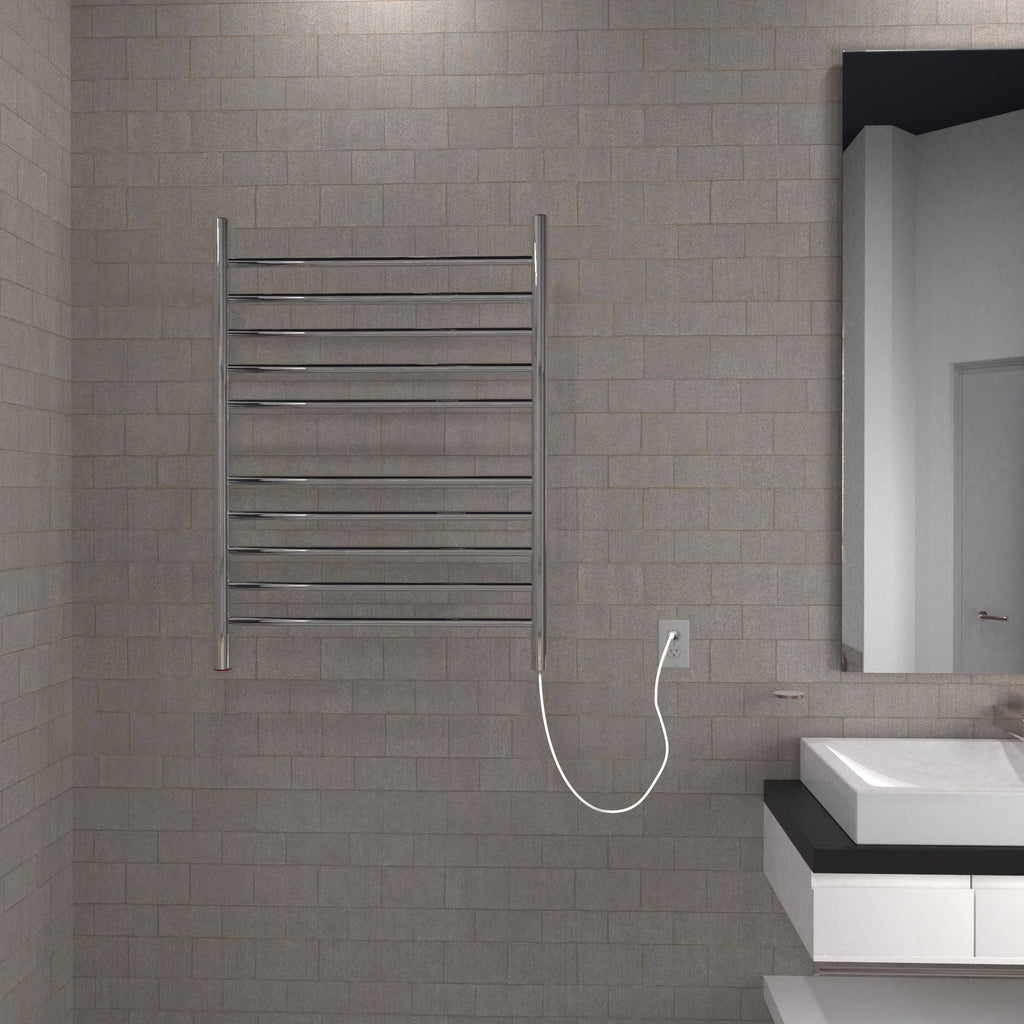 Amba Radiant Plug-In Straight Wall-Mounted Electric Towel Warmer - 23.75