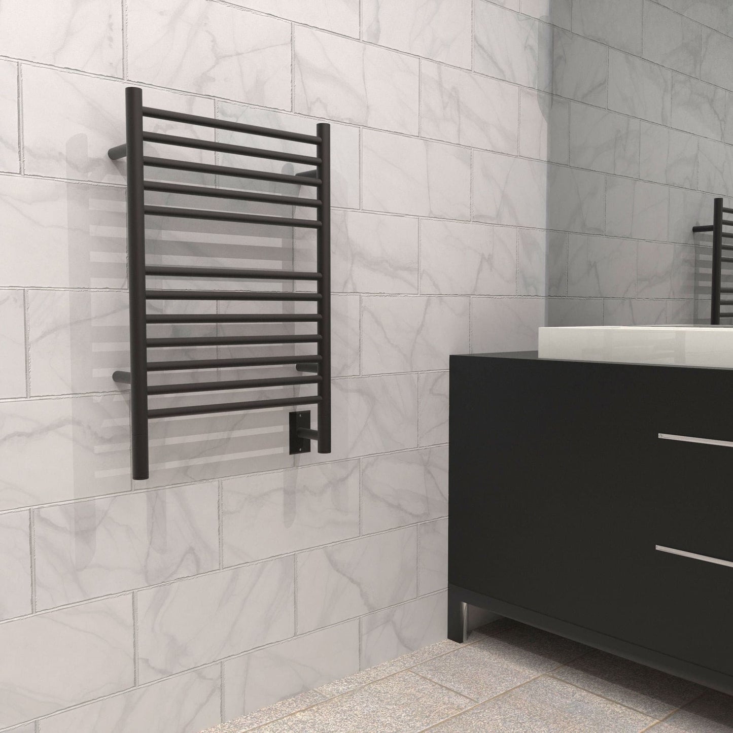 Amba Jeeves E Straight Hardwired Towel Warmer -20.5"w x 31"h