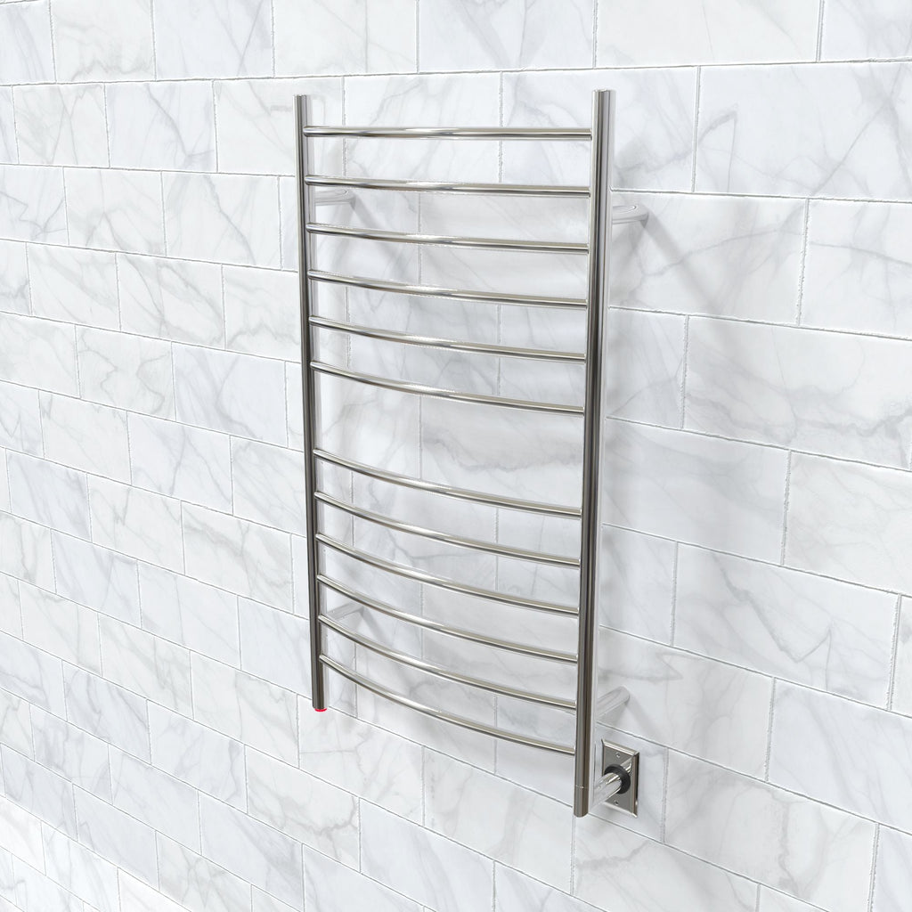 Amba Radiant Large Hardwired Curved Towel Warmer - 23.6