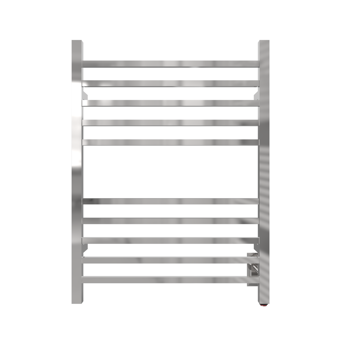 Amba Radiant 10-Bars Square Hardwired Electric Towel Warmer - 24"w x 32"h
