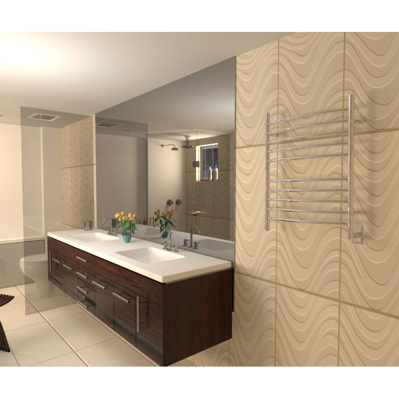 Amba Radiant Curved Hardwired Towel Warmer - 23.75