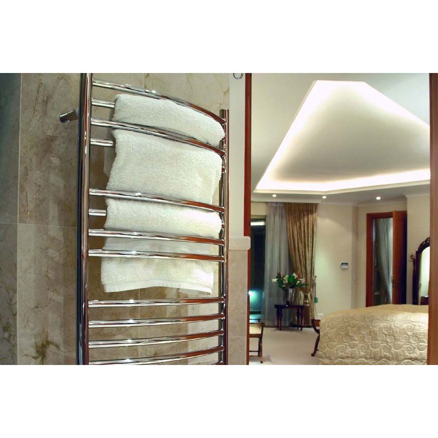 Amba Jeeves D Curved Hardwired Towel Warmer - 20.5"w x 53"h