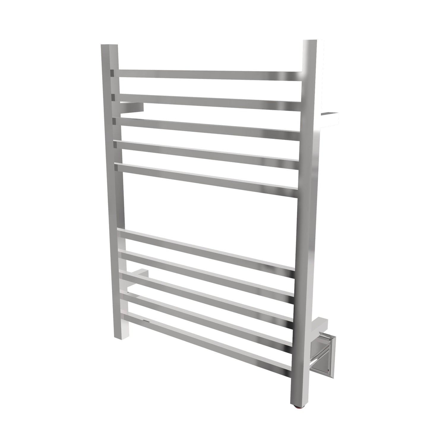 Amba Radiant 10-Bars Square Hardwired Electric Towel Warmer - 24"w x 32"h
