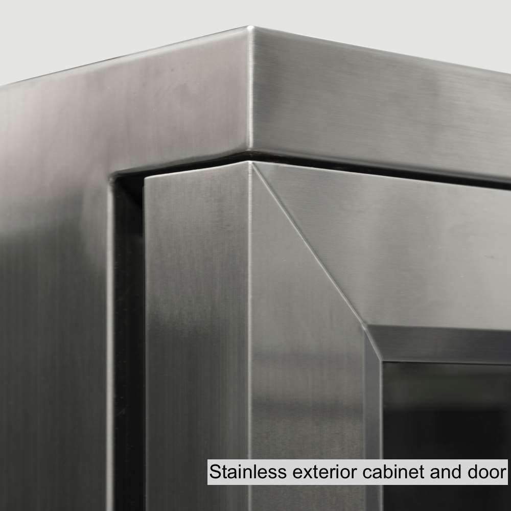 KingsBottle 24” Wide Beverage Center | Holds 126 Cans | Heated Glass Door | KBU55M