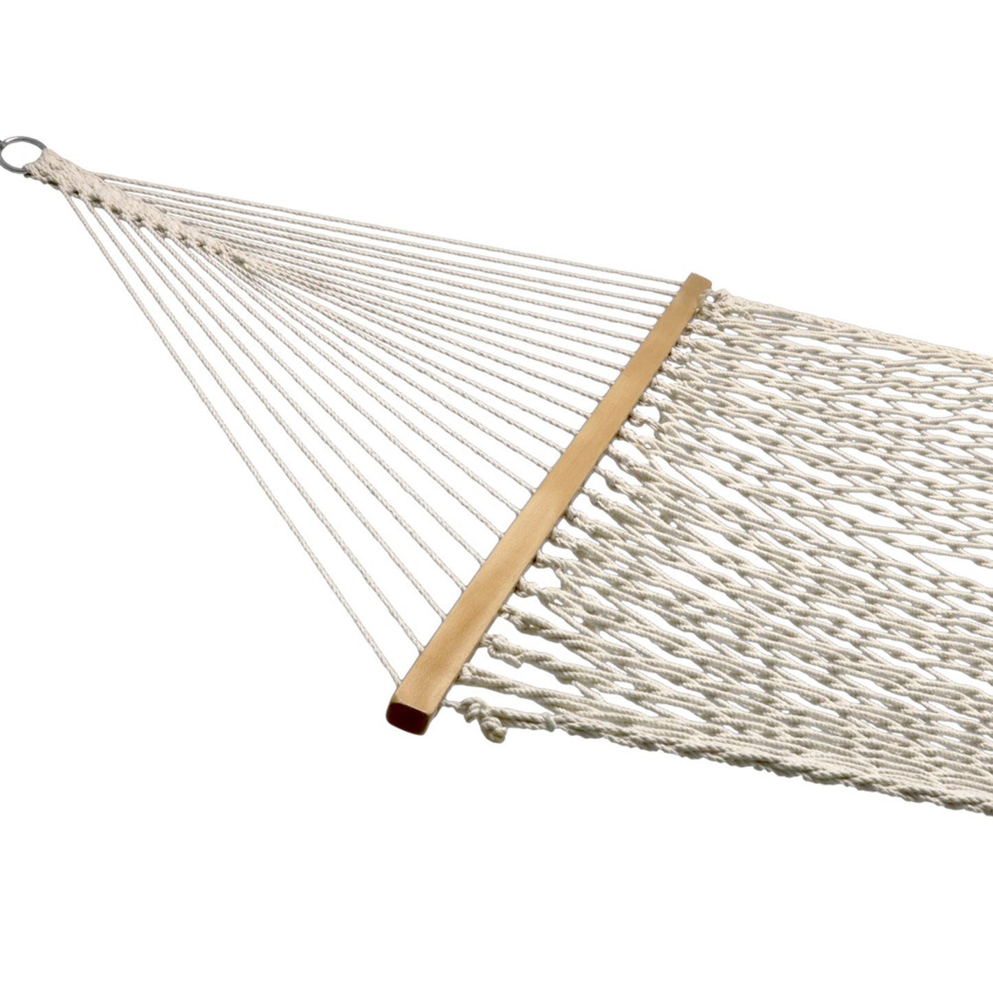 Cotton Rope Double Hammock | Spreader Bars | 450lb Capacity