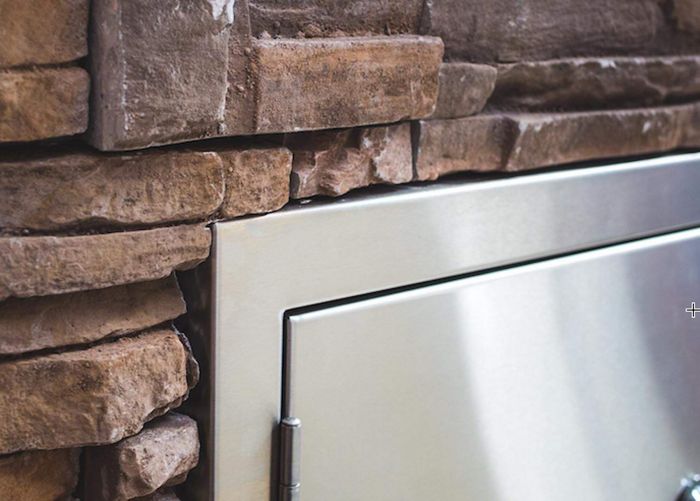 Summerset 20" Trash (or) LP Tank Pullout Drawer Masonry Frame Return