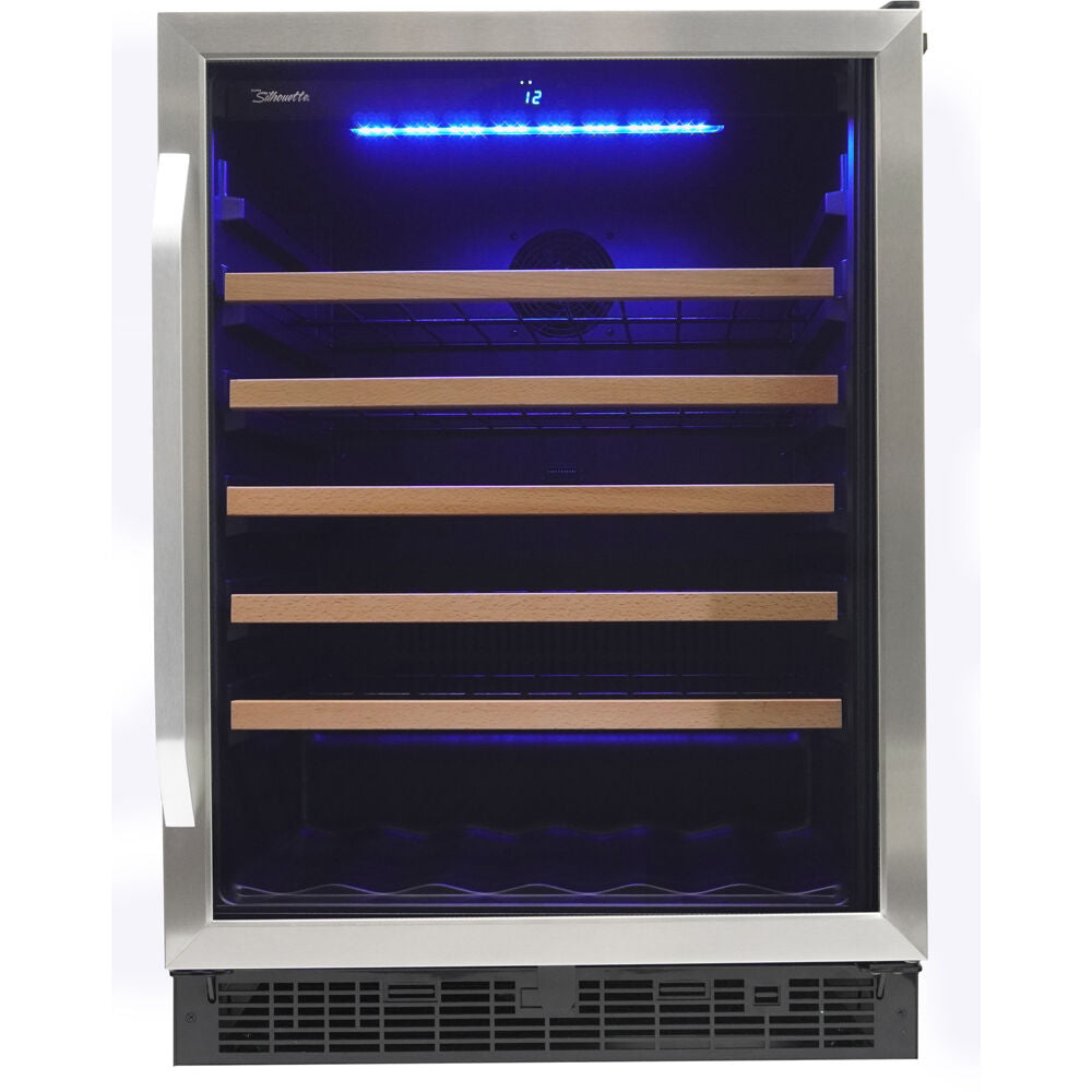 Danby Silhouette Stilton | 24" Single Zone Wine Cooler | Holds 50 Bottles