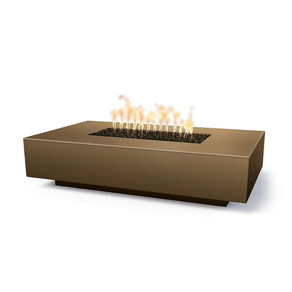 The Outdoor Plus 56" x 38" Cabo Linear Concrete Gas Fire Pit