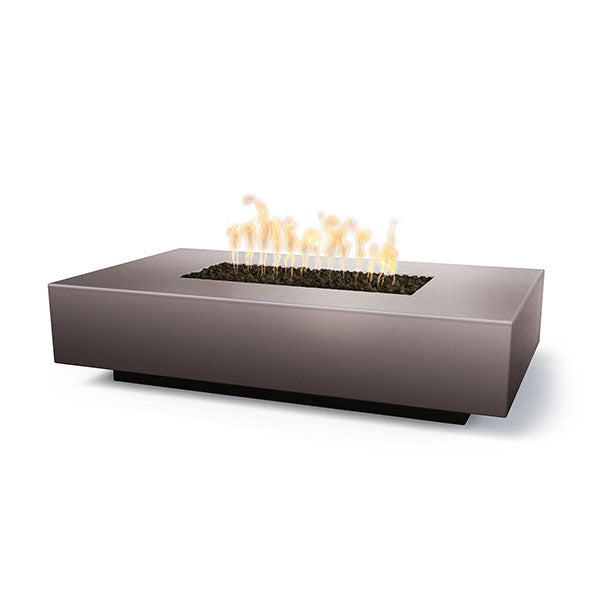 The Outdoor Plus 56" x 38" Cabo Linear Concrete Gas Fire Pit
