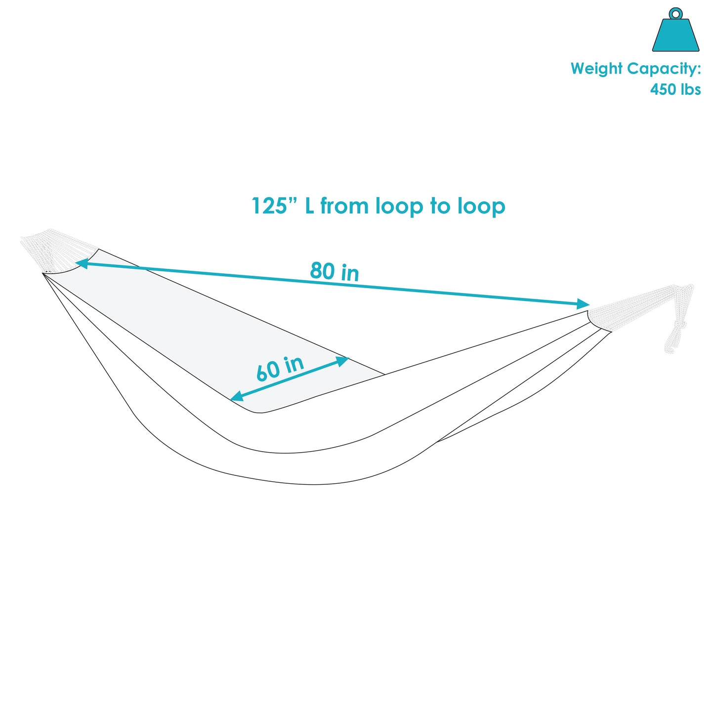 Brazilian Double Hammock | For Backyard & Patio | 450 Pound Capacity