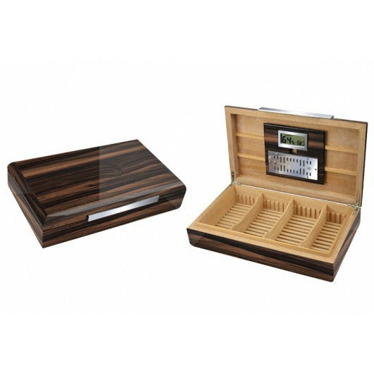 Vanderbilt Desktop Cigar Humidor w/ Dividers | Holds 100 Cigars