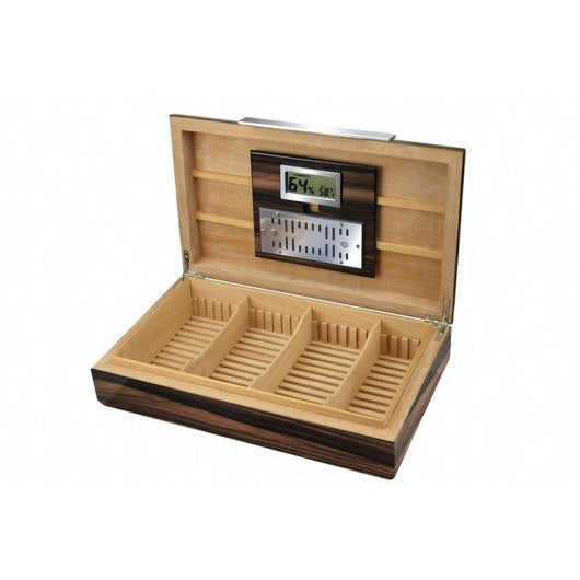 Vanderbilt Desktop Cigar Humidor w/ Dividers | Holds 100 Cigars