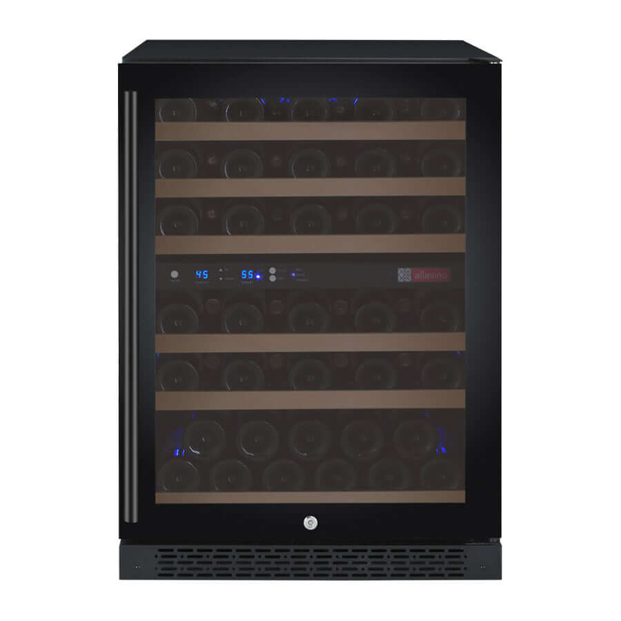 Allavino 24” 56 Bottle Dual Zone Wine Cooler | Tru-Vino Technology and FlexCount II Shelving