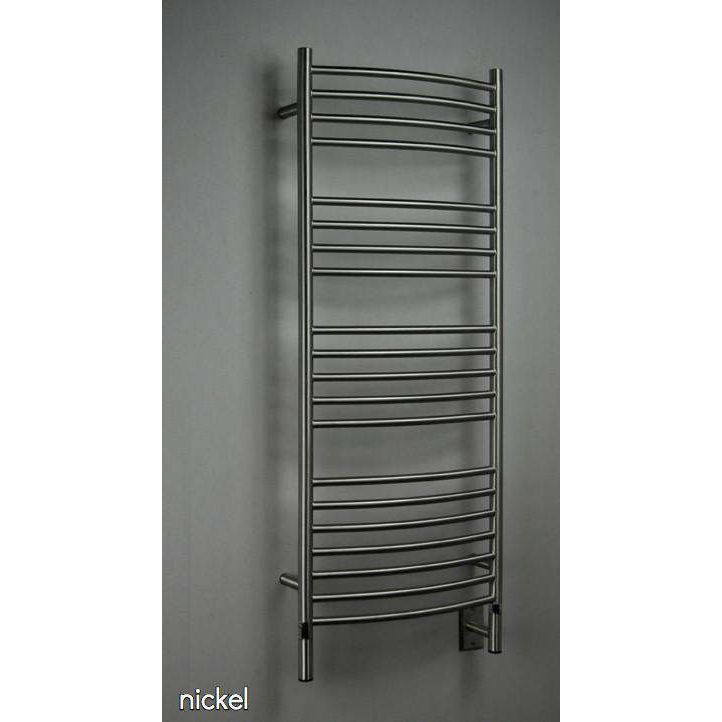 Amba Jeeves D Curved Hardwired Towel Warmer - 20.5"w x 53"h
