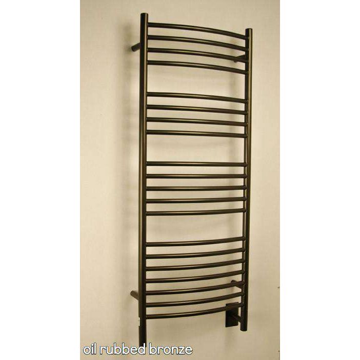 Amba Jeeves D Curved Hardwired Towel Warmer - 20.5"w x 53"h