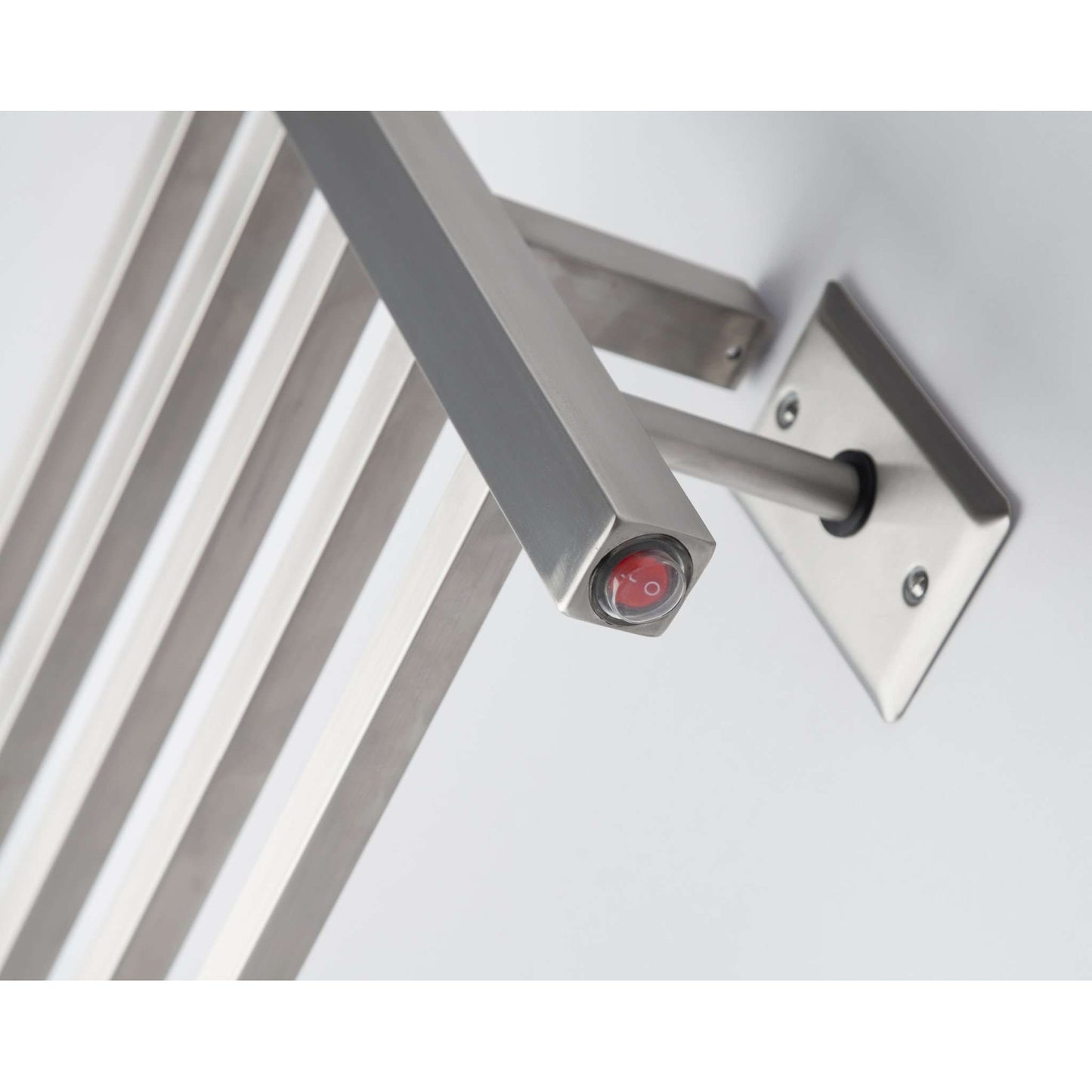 Amba Radiant 10-Bars Square Hardwired Electric Towel Warmer - 24"w x 32"h