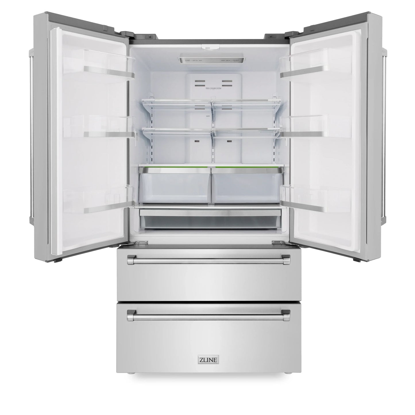 ZLINE 5 Piece Kitchen Package | Dual Fuel Range | Range Hood | Microwave Drawer | Refrigerator | Dishwasher