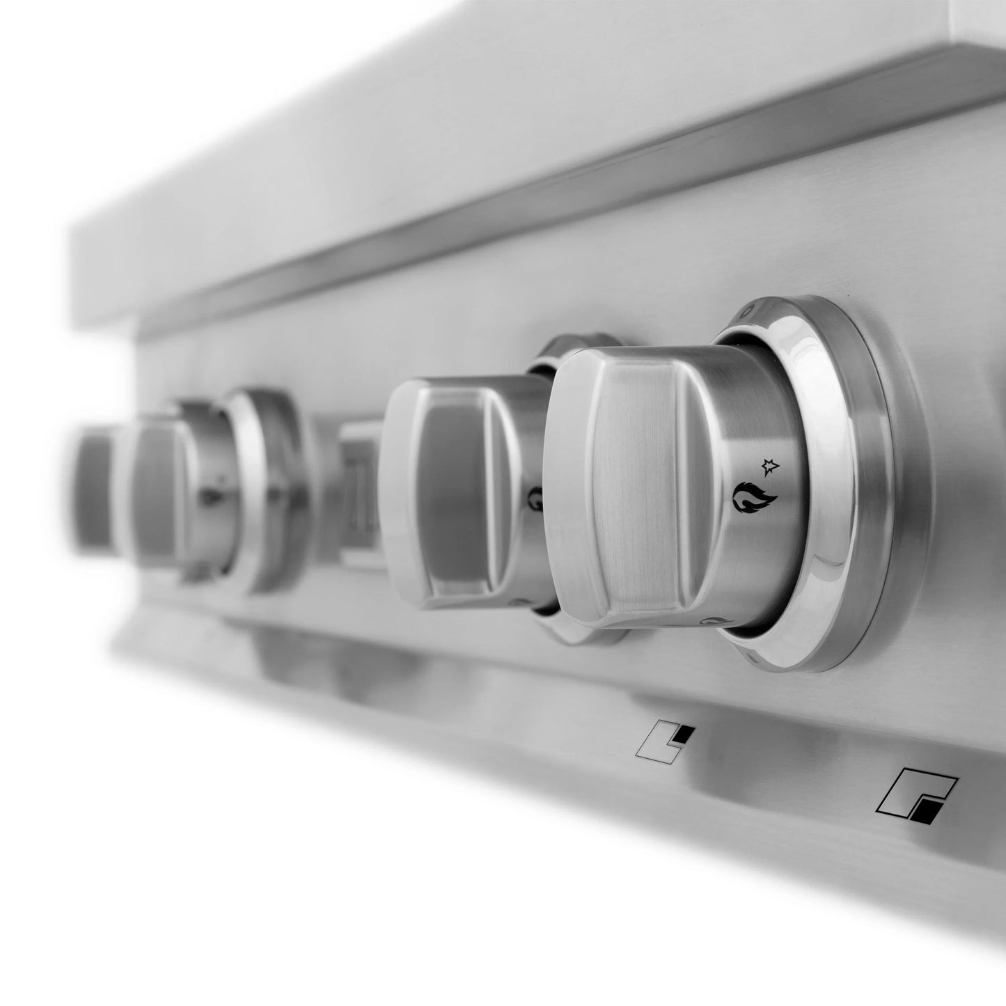 ZLINE Omega | Porcelain Gas Stovetop with Gas Burners and Griddle