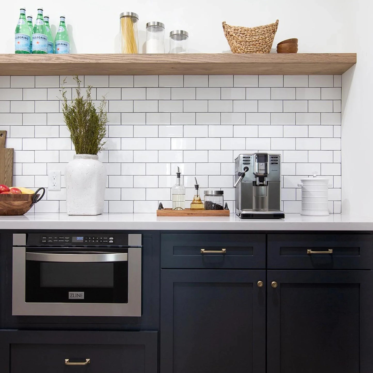 ZLINE 5 Piece Kitchen Package | Dual Fuel Range | Range Hood | Microwave Drawer | Refrigerator | Dishwasher