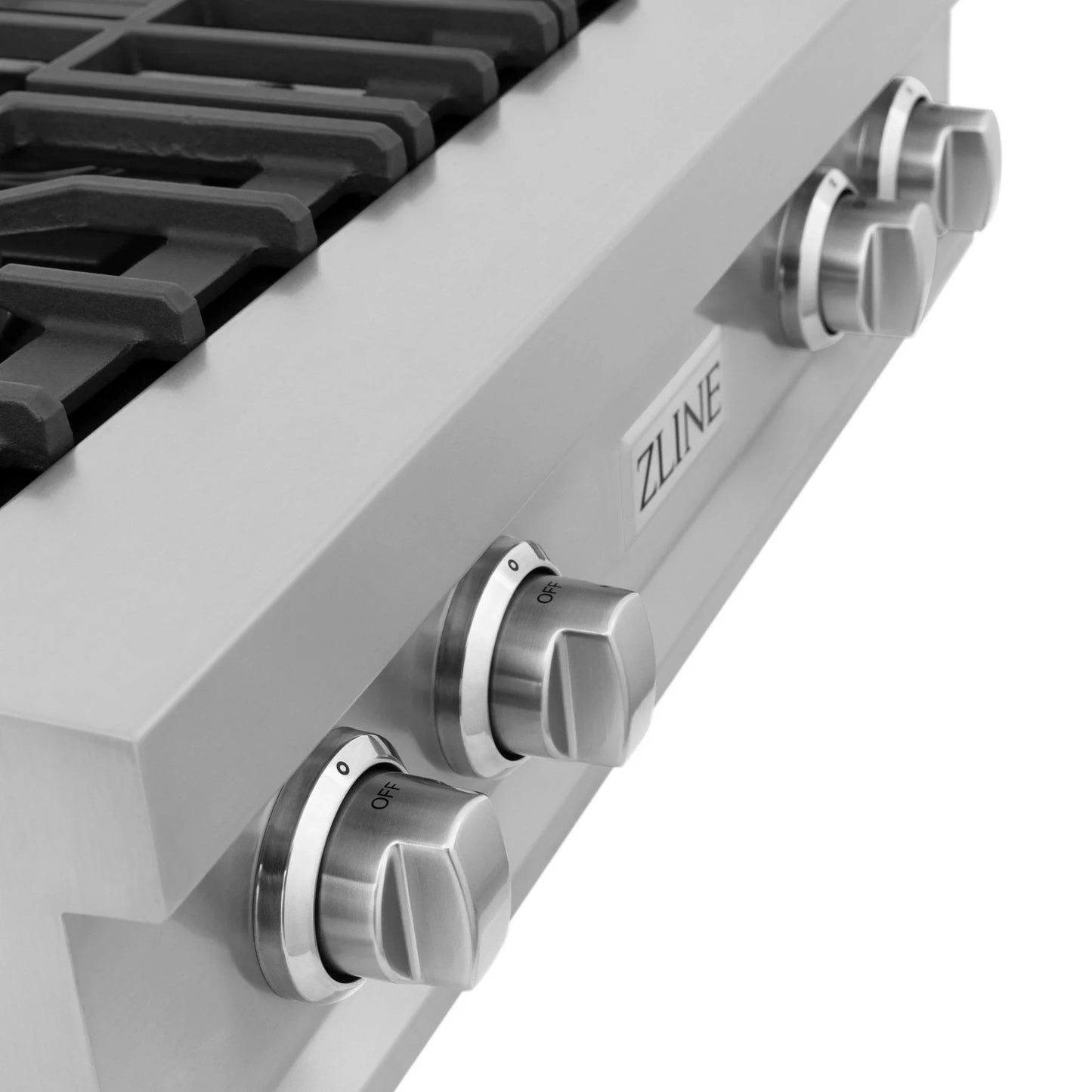 ZLINE Omega | Porcelain Gas Stovetop with Gas Burners and Griddle