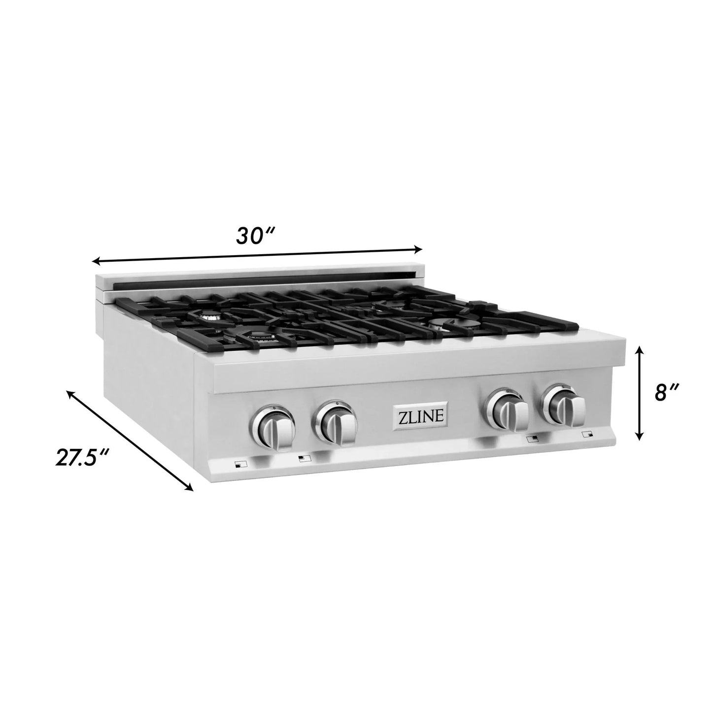 ZLINE Omega | Porcelain Gas Stovetop with Gas Burners and Griddle