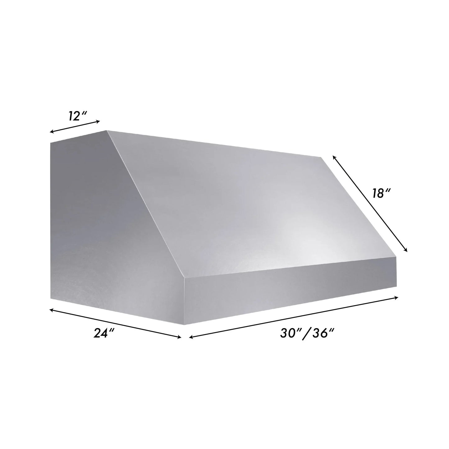 ZLINE 8685 Outdoor Under Cabinet Range Hood in Durasnow Stainless Steel
