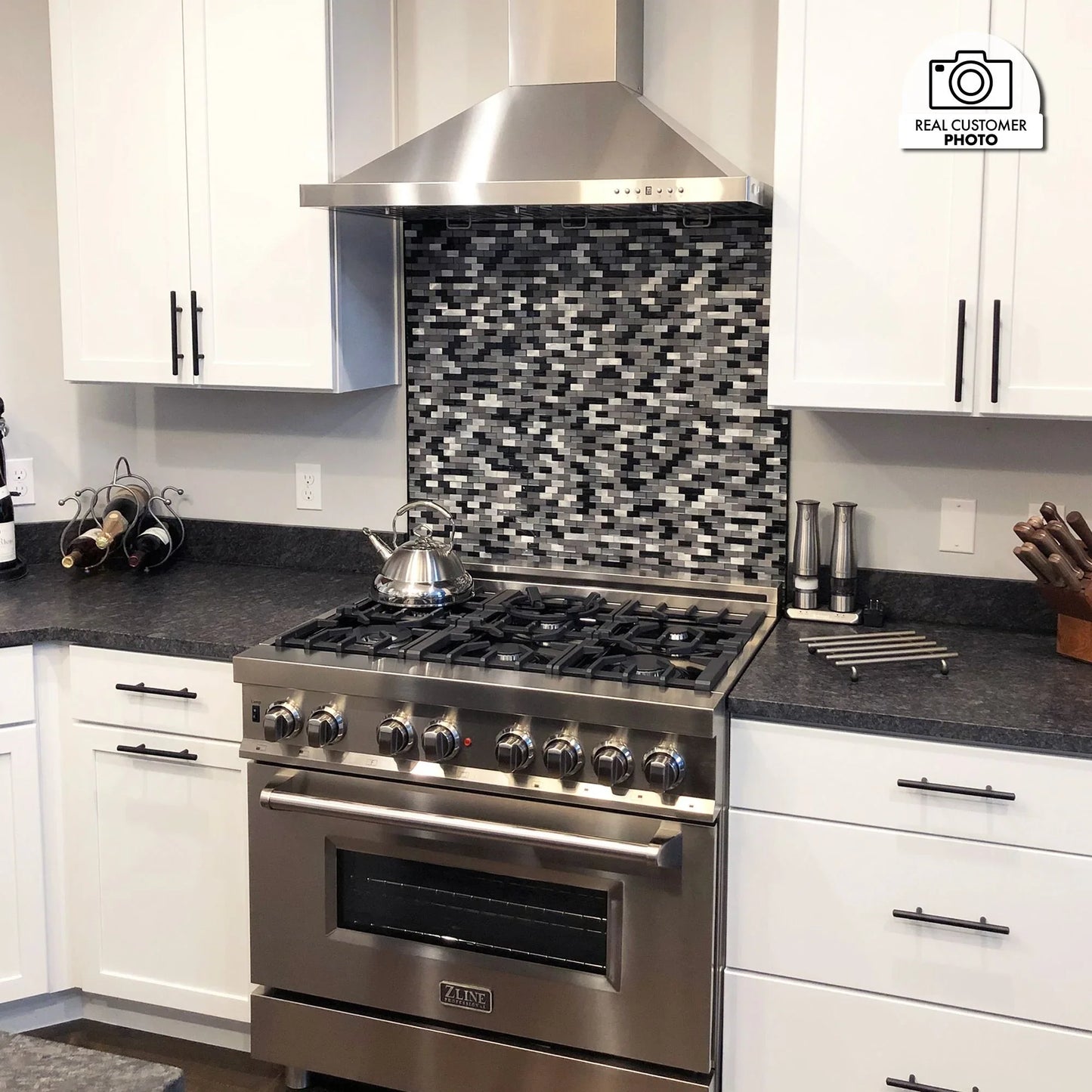 ZLINE 2 Piece Kitchen Package | Dual Fuel Range and Convertible Vent Range Hood