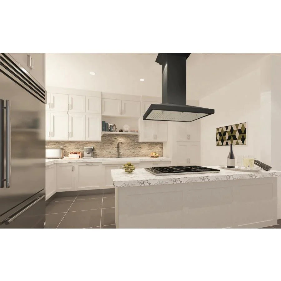 ZLINE KBiCC Wooden Island Mount Range Hood