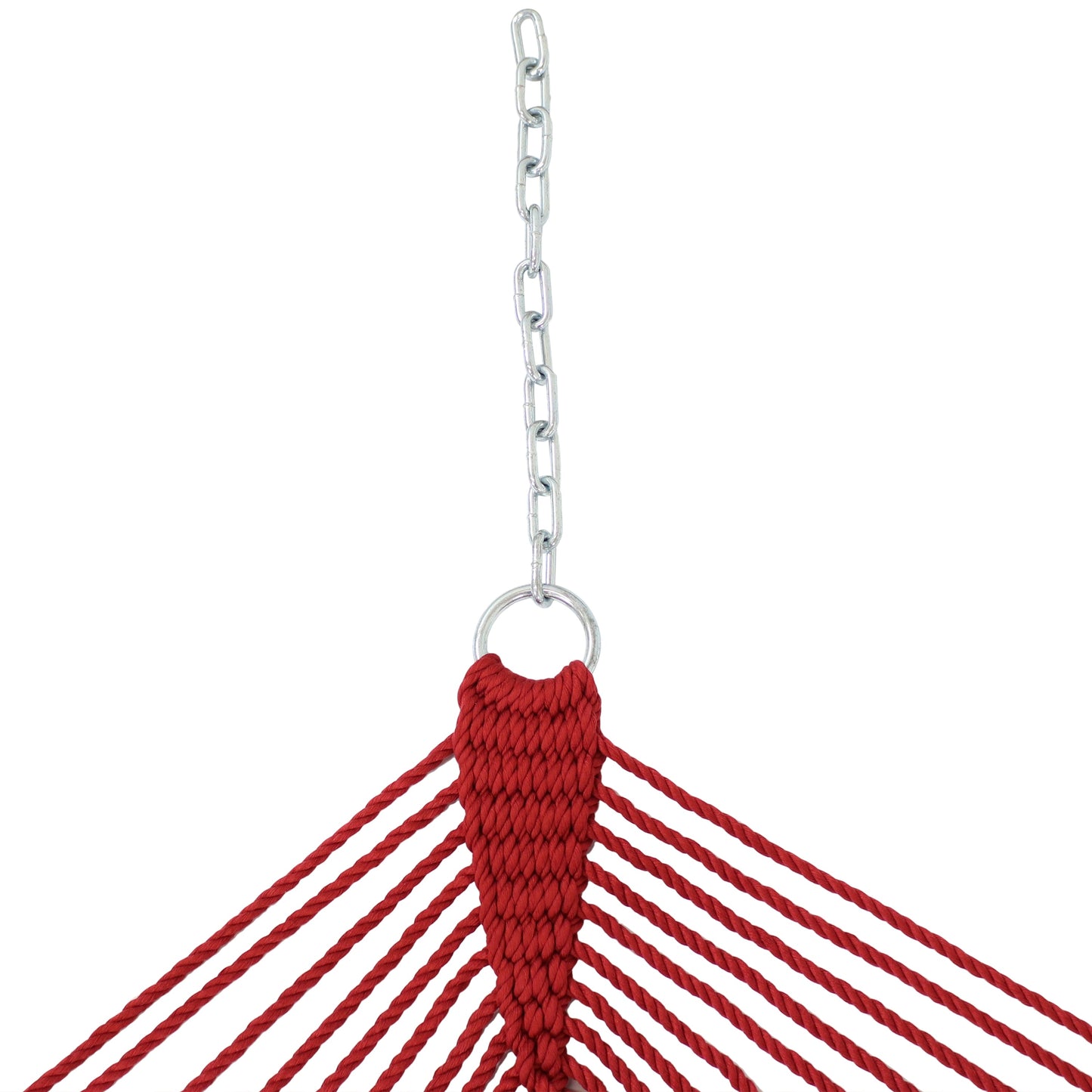 Large Polyester Rope Hammock with Spreader Bars | Holds 2 People | 600lb Capacity