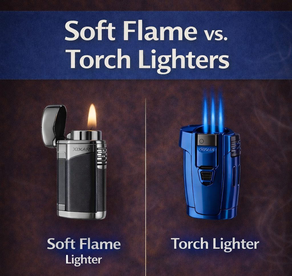 Best Cigar Lighters: Torch, Soft flame, and Triple Jet