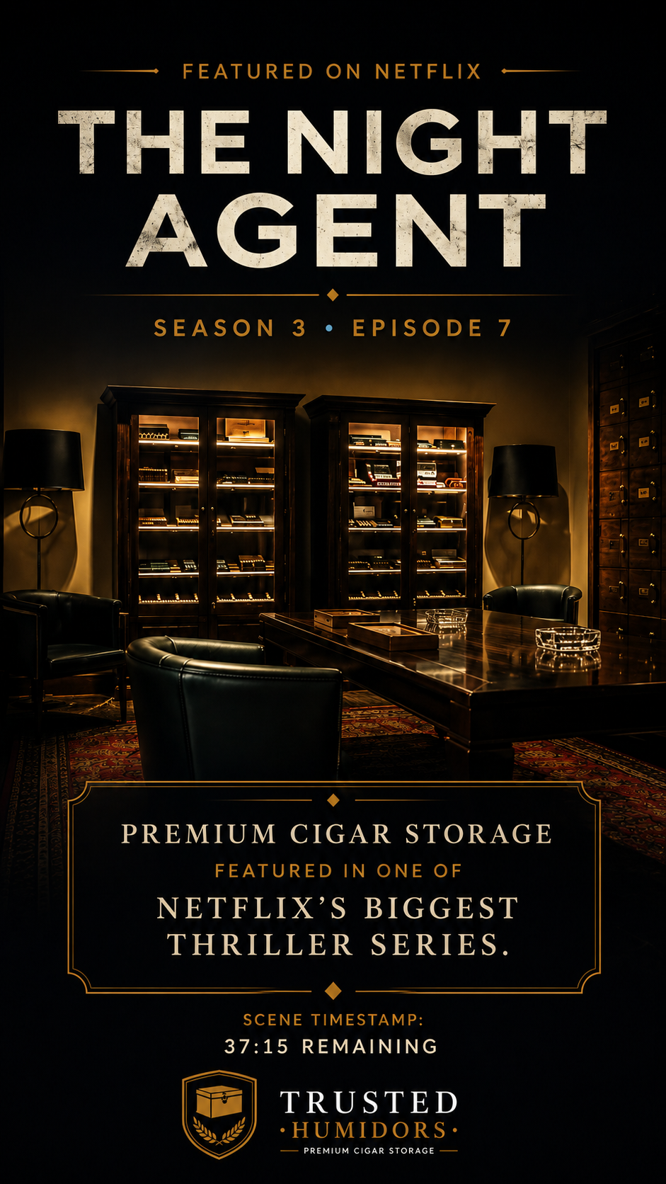 Featured on Season 3 of The Night Agent