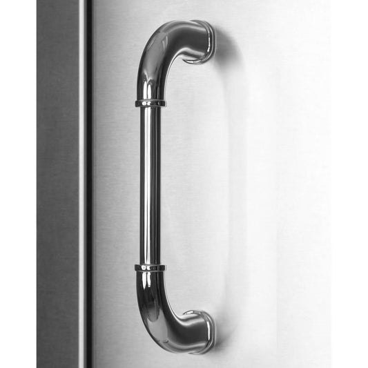 Bull 18-Inch Right Hinged Stainless Steel Single Access Door - Vertical