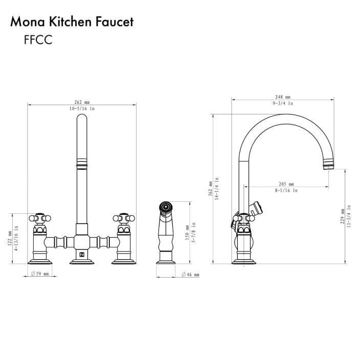 ZLINE Mona Kitchen Faucet