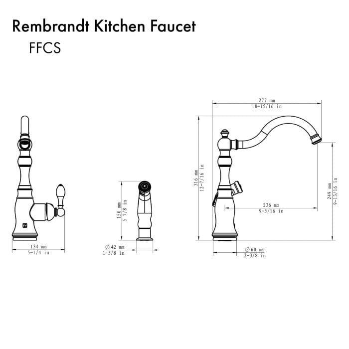 ZLINE Rembrandt Kitchen Faucet