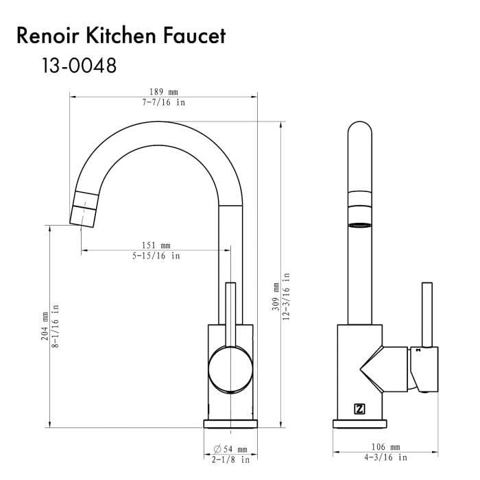 ZLINE Renoir Kitchen Faucet