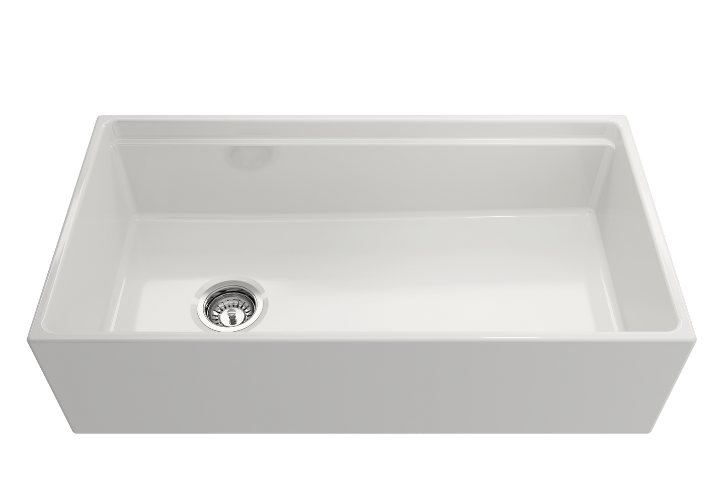 BOCCHI CONTEMPO 36" Fireclay Kitchen Sink with Integrated Work Station & Accessories with Livenza 2.0 Faucet