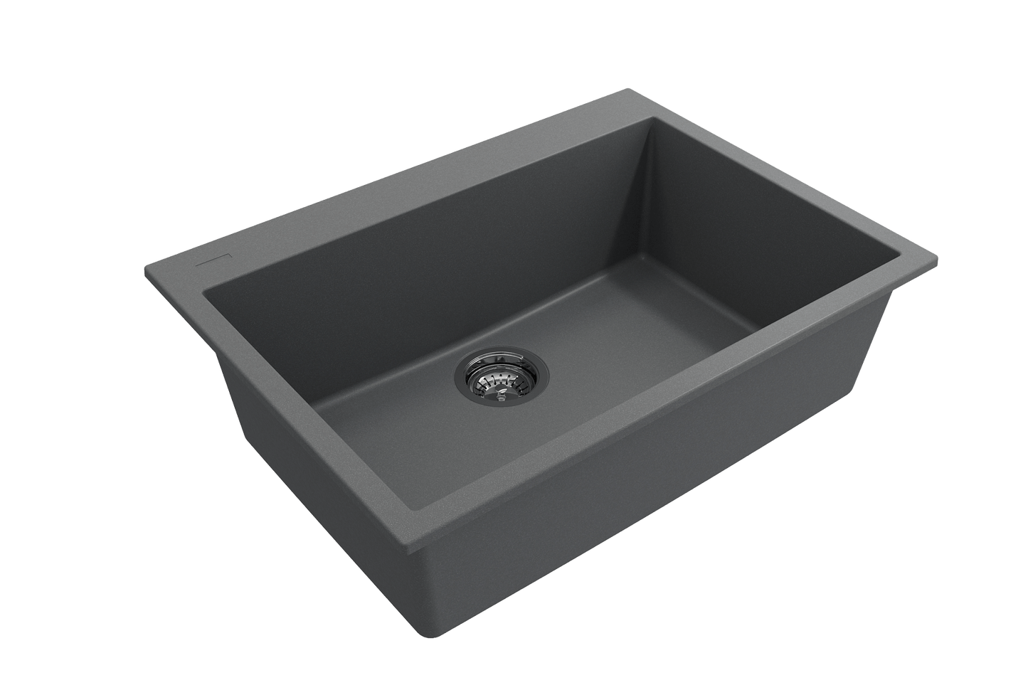 BOCCHI CAMPINO UNO 27" Dual-Mount Single Bowl Granite Composite Kitchen Sink