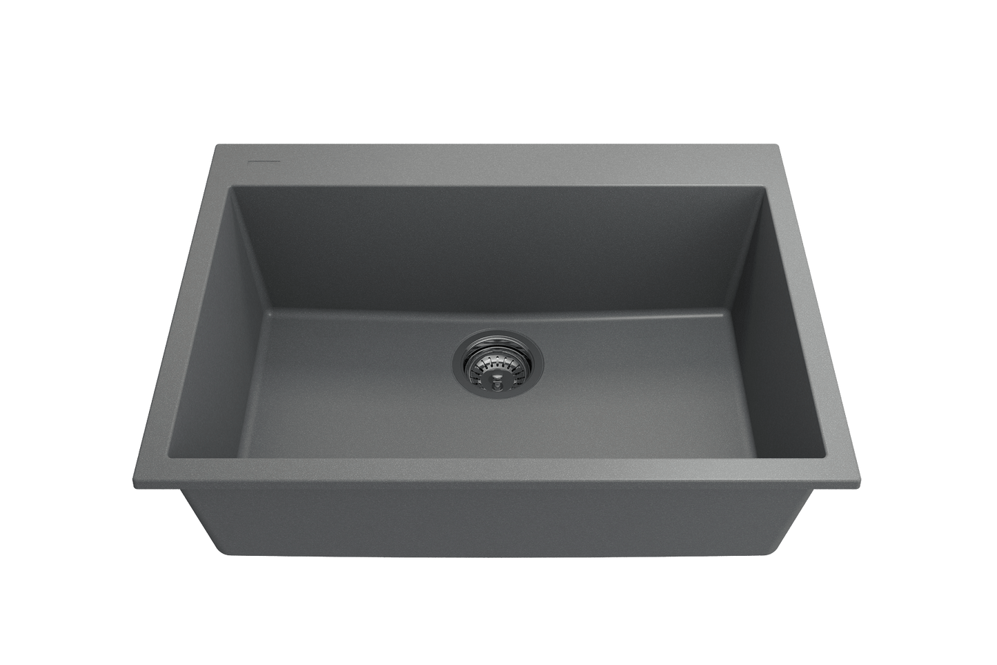 BOCCHI CAMPINO UNO 27" Dual-Mount Single Bowl Granite Composite Kitchen Sink