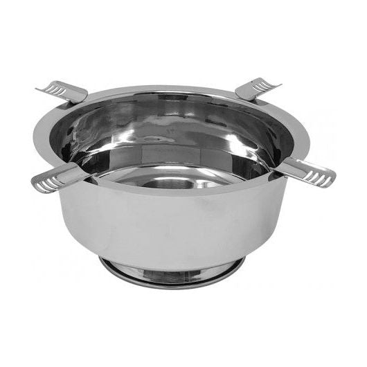 Smokin Ash Hartford Cigar Ashtray - Polished Stainless Steel
