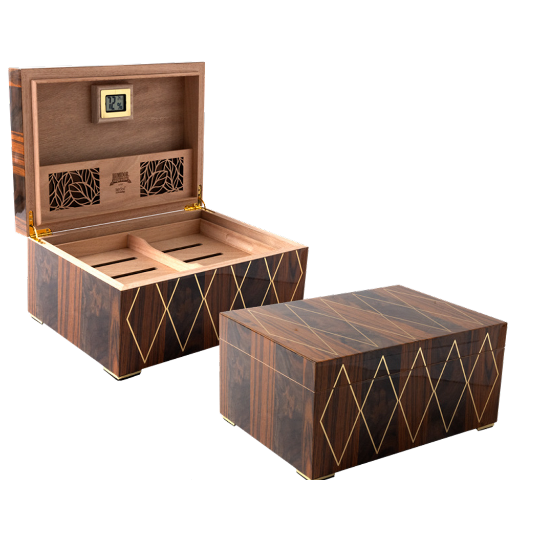 Harlequin Cigar Humidor | Holds 150 Cigars