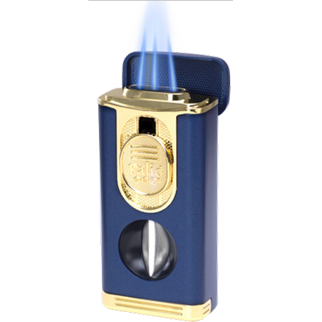 Palió Pro Trevi Triple Flame Torch Lighter with V-Cutter
