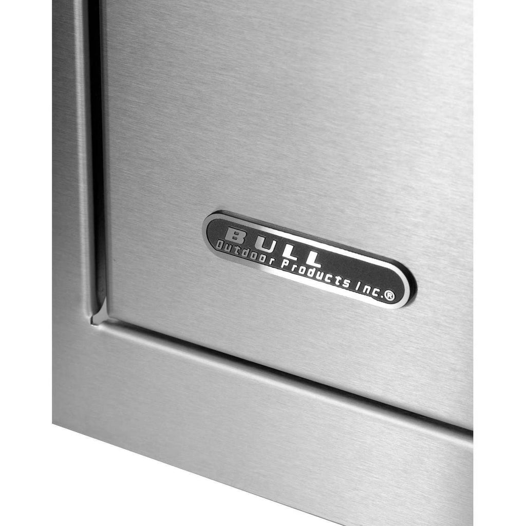 Bull 18-Inch Right Hinged Stainless Steel Single Access Door - Vertical