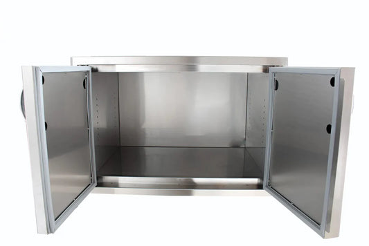 Blaze 32" Sealed Stainless Steel Dry Storage Pantry With Shelf
