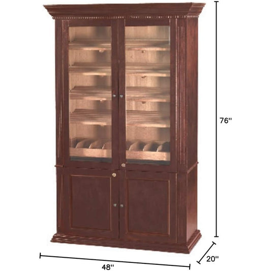 Humidor Supreme Commercial Cigar Humidor Cabinet | Holds 5000 Cigars