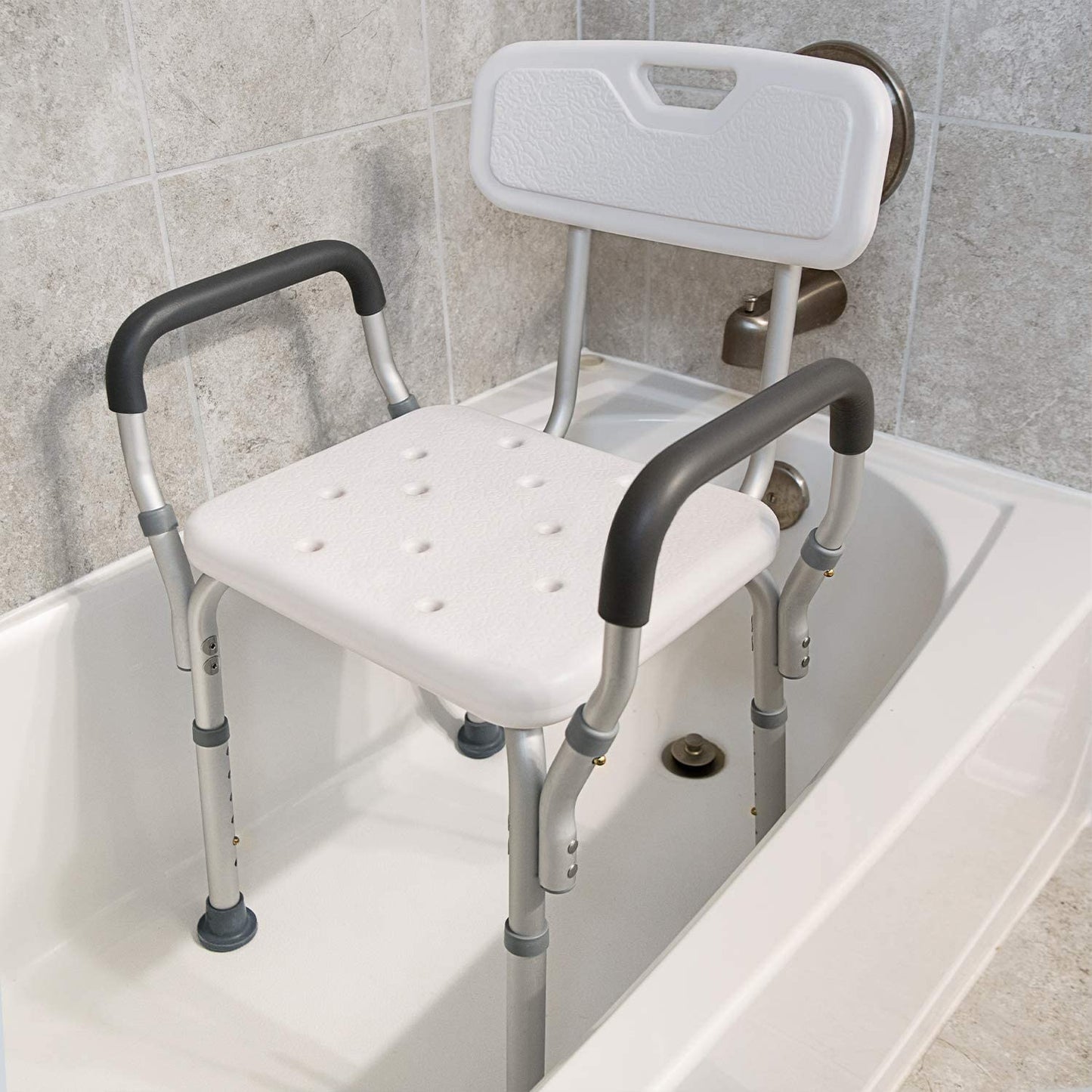 TrustLine Shower Chair | Safety Support Seat | For Elderly, Disabled, and Injured